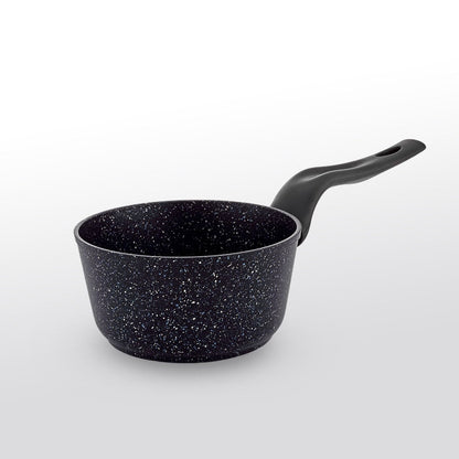 Fecra Starry 4 Piece Mini Granite Pan Set, Black